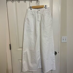 White Denim Free People Skirt